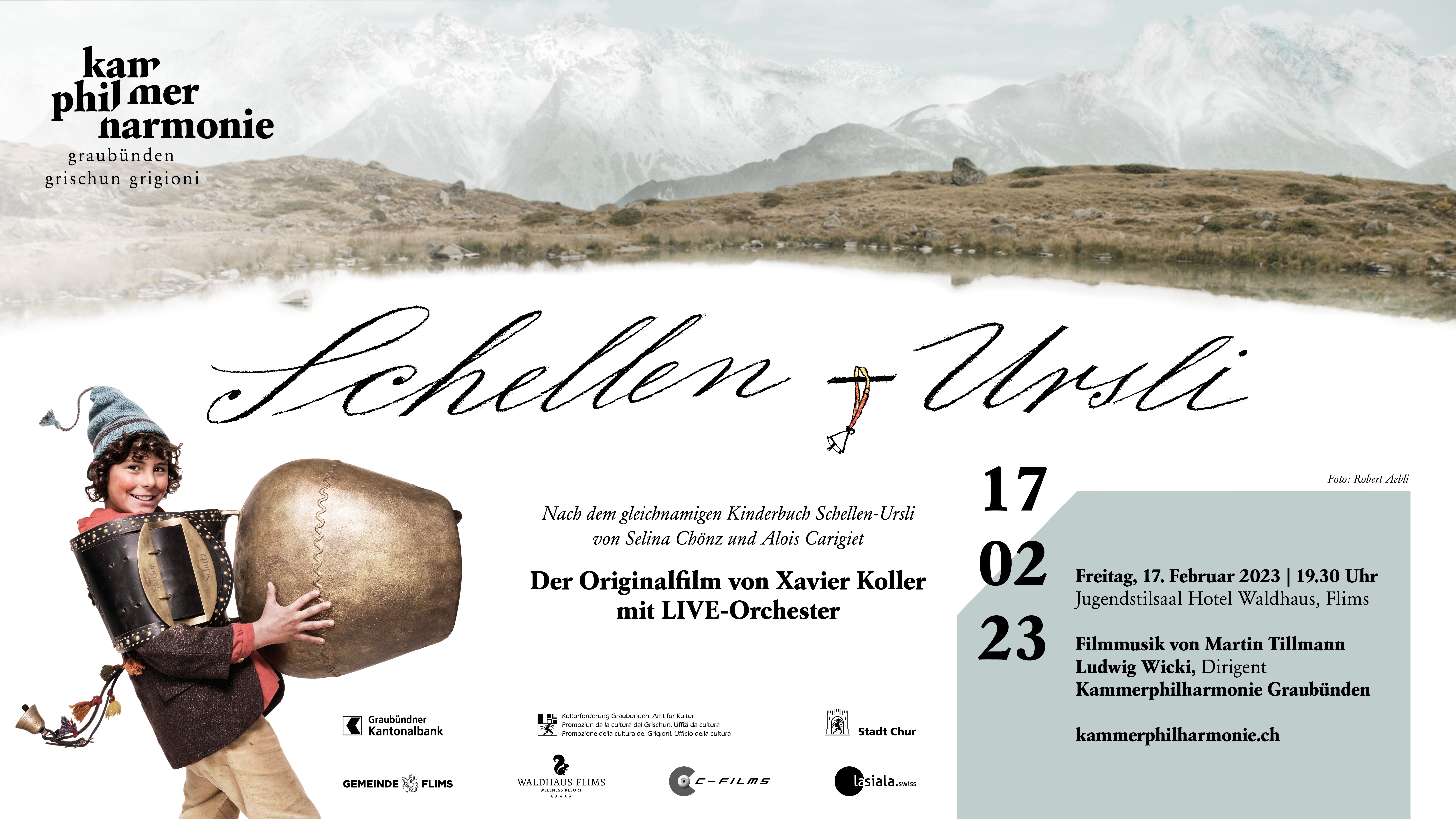 Konzert der Kammerphilharmonie Graubünden Schellen – Ursli